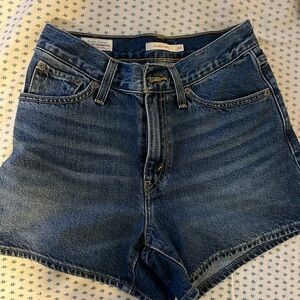 Levi's Blue Denim Shorts